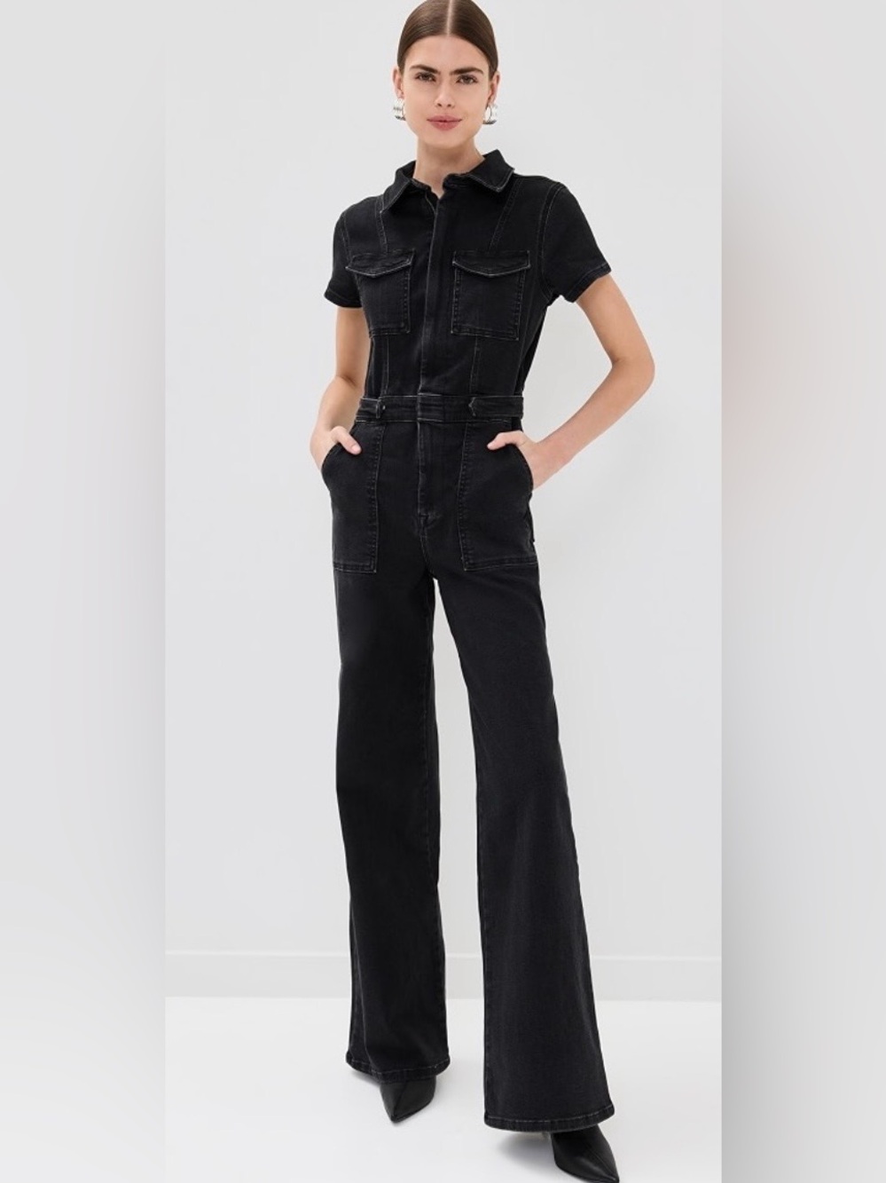 Good American Fit For Success Utility Jumpsuit